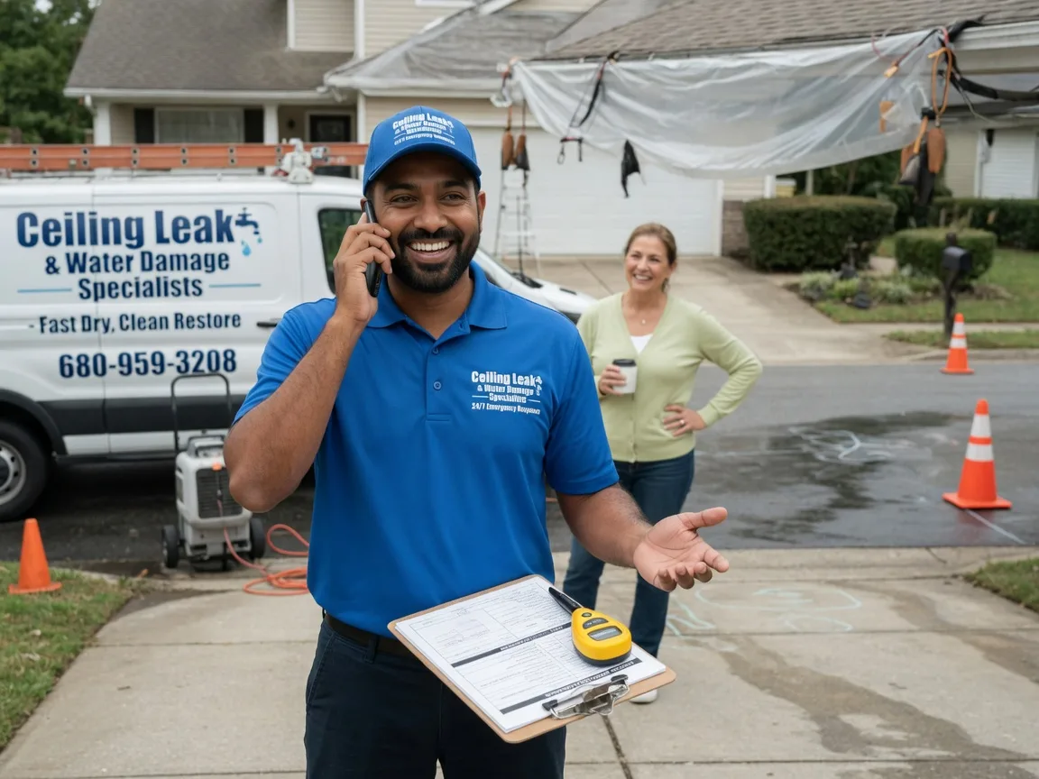 Ceiling Leak Cleanup Morrison, IL FAQs